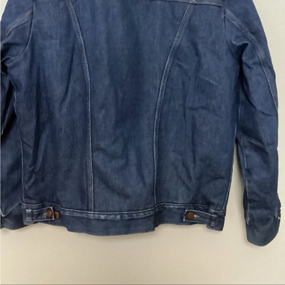 Vintage Wrangler Denim Sherpa-Lined Jacket - Picture 3 of 9
